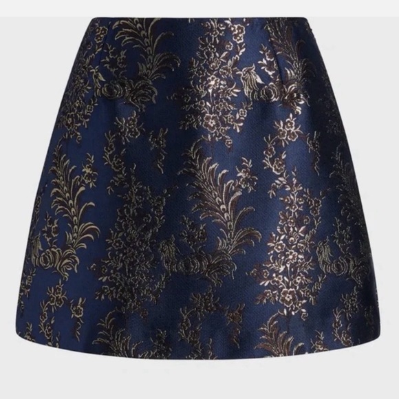 Hill House Dresses & Skirts - Hill House Hallie Skirt in Bird Brocade